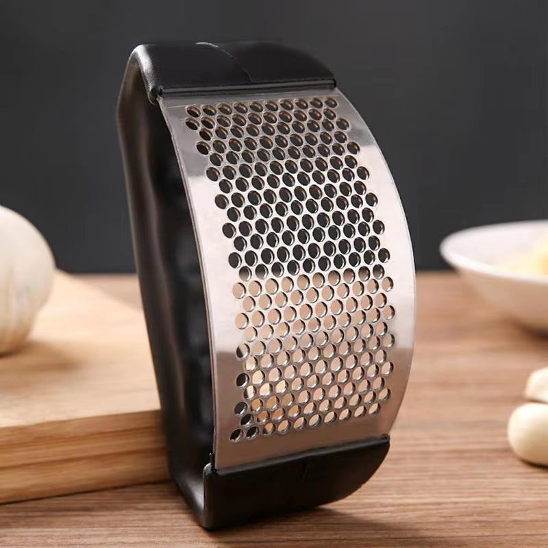 Stainless Steel Garlic Press Crusher Manual Garlic Mincer Chopping Garlic Tool Fruit Vegetable Tools Kitchen Gadget