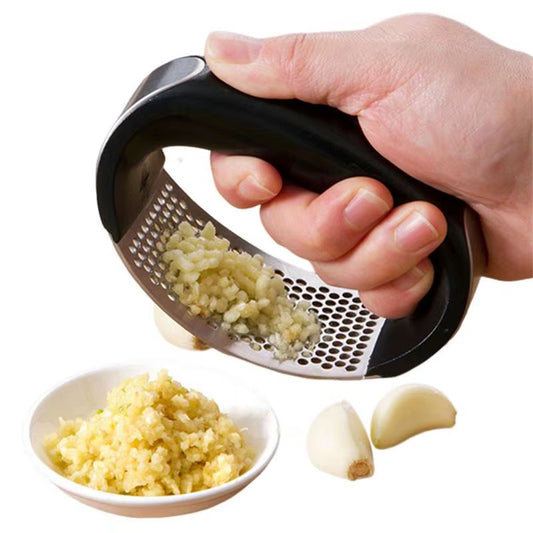 Stainless Steel Garlic Press Crusher Manual Garlic Mincer Chopping Garlic Tool Fruit Vegetable Tools Kitchen Gadget