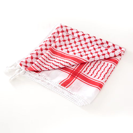 Arab Shemagh Muslim Men Head Scarf Saudi Arab Square Keffiyeh Scarves Middle Eastern Shawl Islamic Clothing Male Hijab Turban