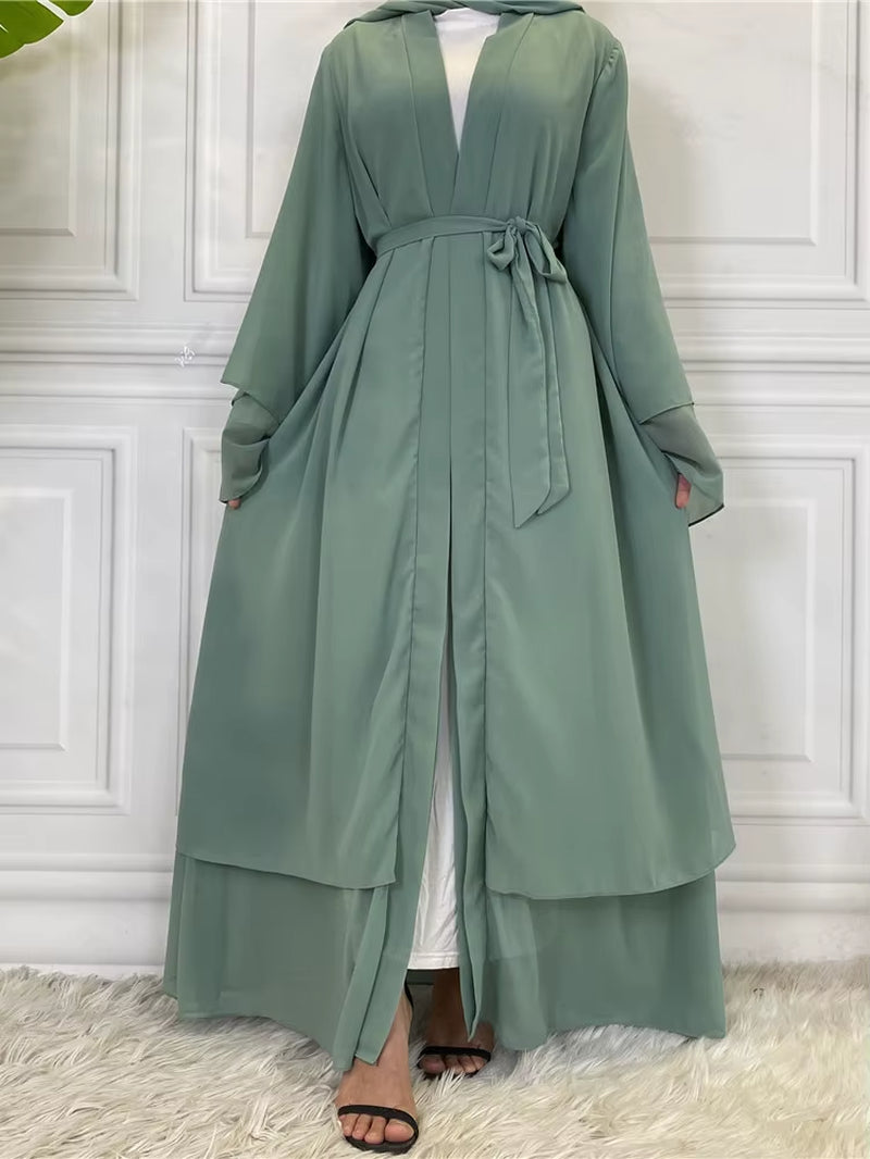 New Abayas for Women Muslim Fashion Dubai Modest Clothing Islamic Women'S Cardigan Evening Long Dress Moroccan Kimono Femme