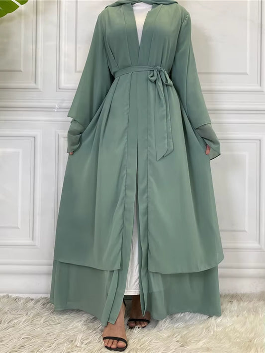 New Abayas for Women Muslim Fashion Dubai Modest Clothing Islamic Women'S Cardigan Evening Long Dress Moroccan Kimono Femme