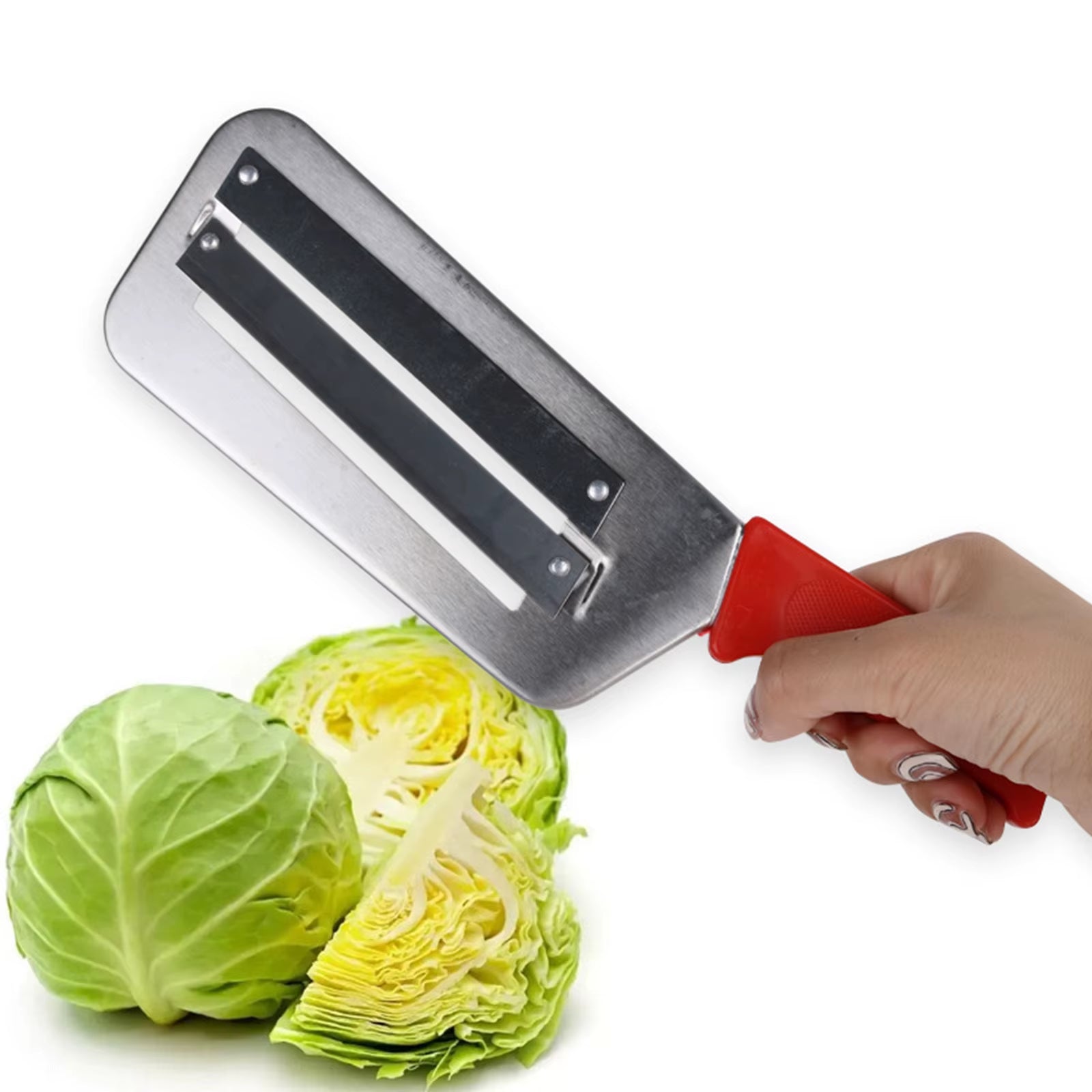 Metal Vegetable Slicer Stainless Steel Chopper Hand Held for Cabbage Tomato Vegetable Chopper Stainless Steel Manual Cutter