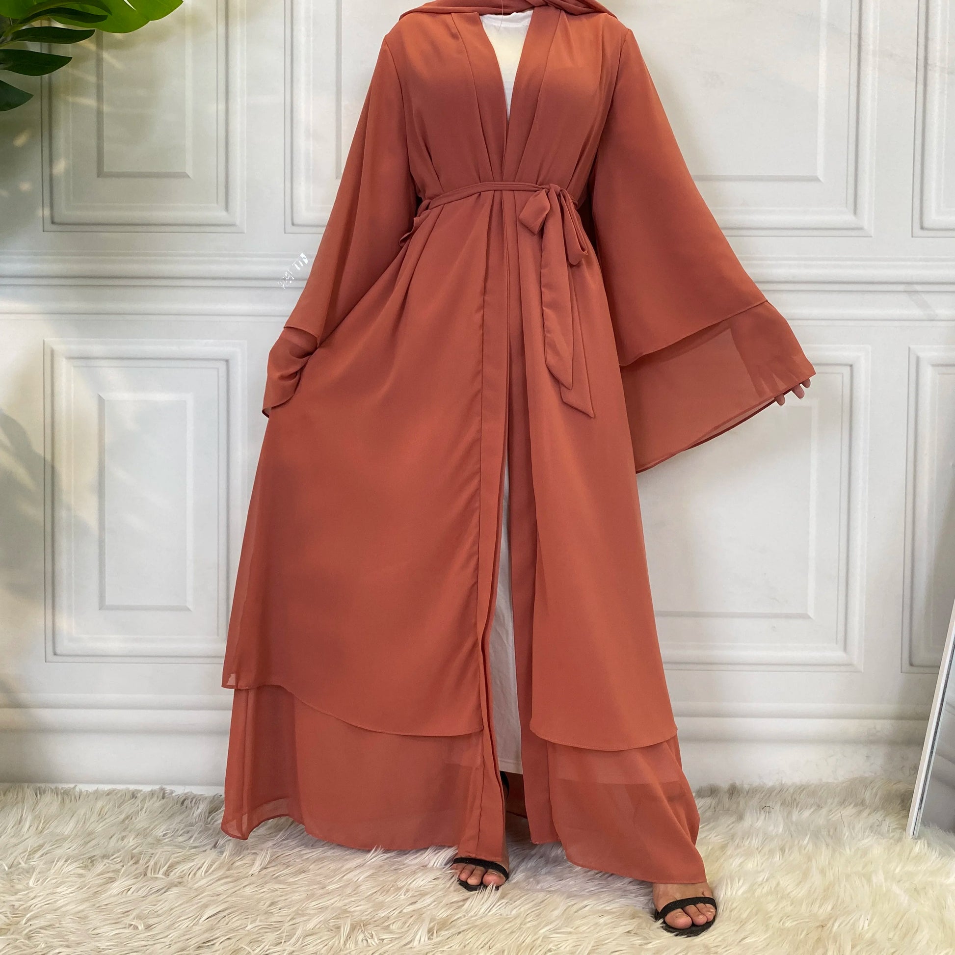 New Abayas for Women Muslim Fashion Dubai Modest Clothing Islamic Women'S Cardigan Evening Long Dress Moroccan Kimono Femme