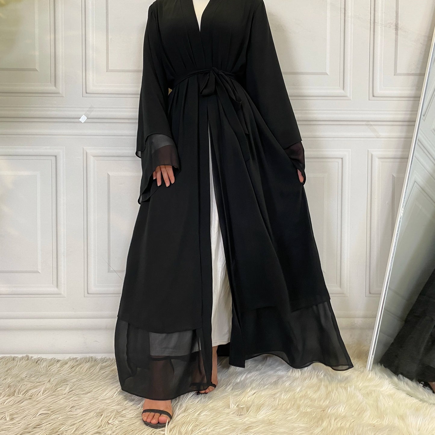 New Abayas for Women Muslim Fashion Dubai Modest Clothing Islamic Women'S Cardigan Evening Long Dress Moroccan Kimono Femme