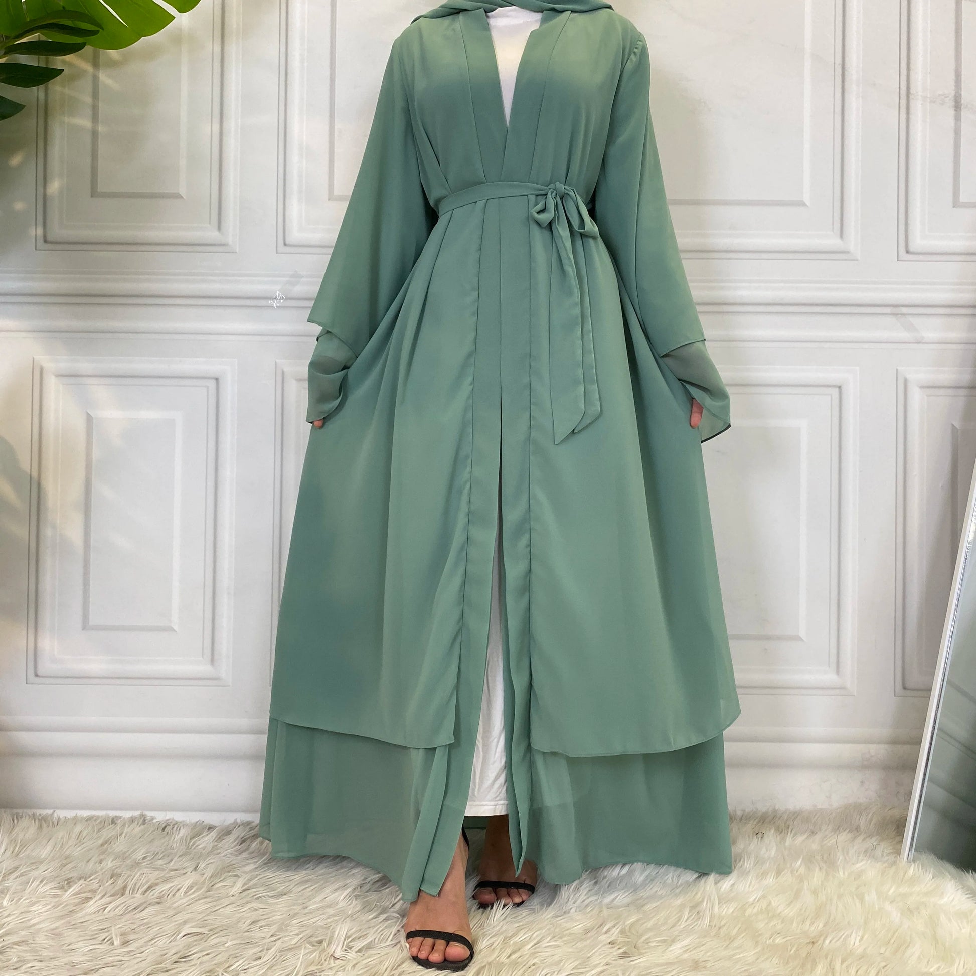 New Abayas for Women Muslim Fashion Dubai Modest Clothing Islamic Women'S Cardigan Evening Long Dress Moroccan Kimono Femme