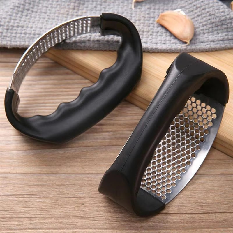 Stainless Steel Garlic Press Crusher Manual Garlic Mincer Chopping Garlic Tool Fruit Vegetable Tools Kitchen Gadget