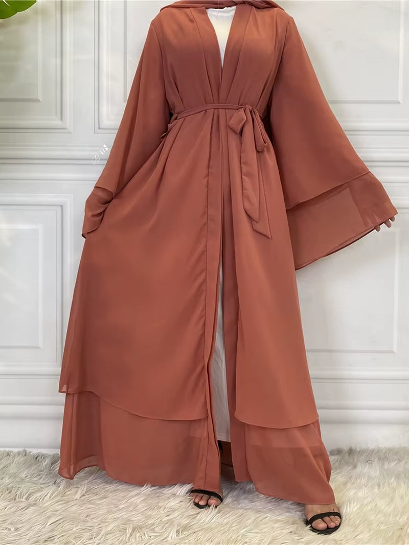 New Abayas for Women Muslim Fashion Dubai Modest Clothing Islamic Women'S Cardigan Evening Long Dress Moroccan Kimono Femme